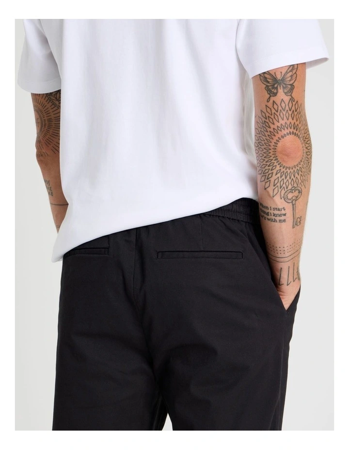 Rugby Jogger Pants in Black image 6