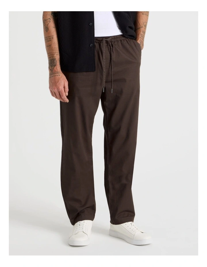 Rugby Jogger Pant in Brown image 2