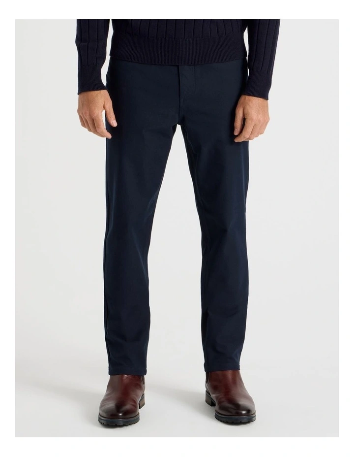 Tech Knit Twill Five Pocket Pants in Navy image 2