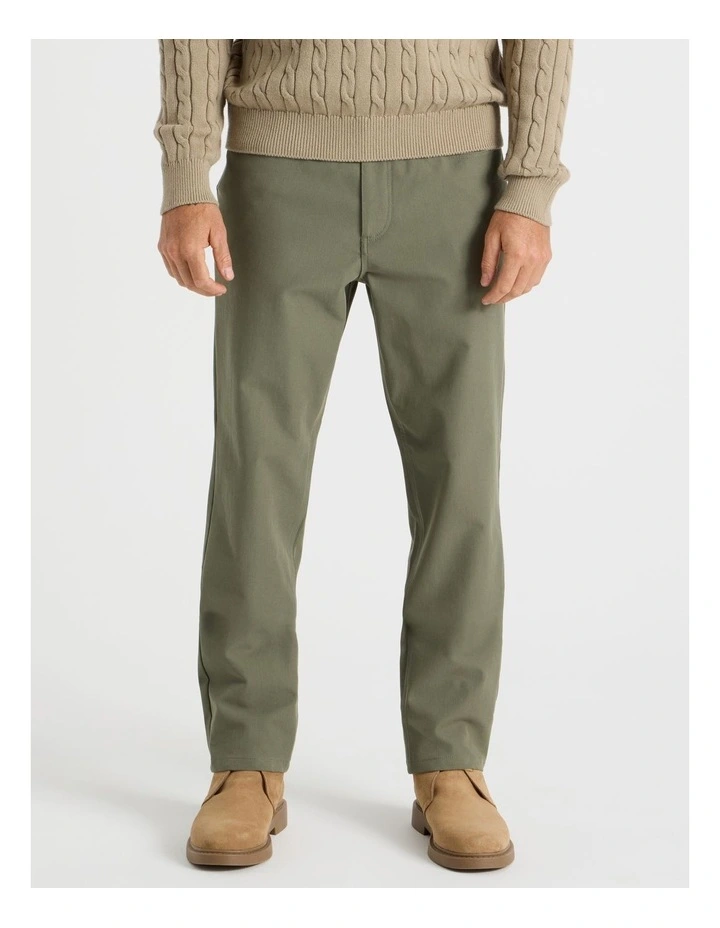 Tech Knit Twill Five Pocket Pants in Light Green image 2