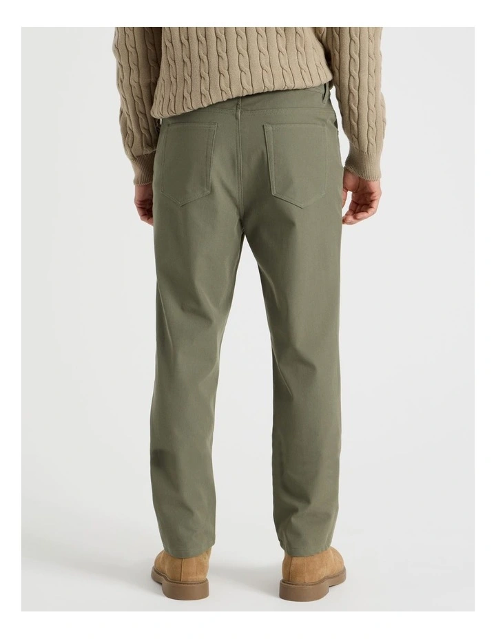 Tech Knit Twill Five Pocket Pants in Light Green image 4
