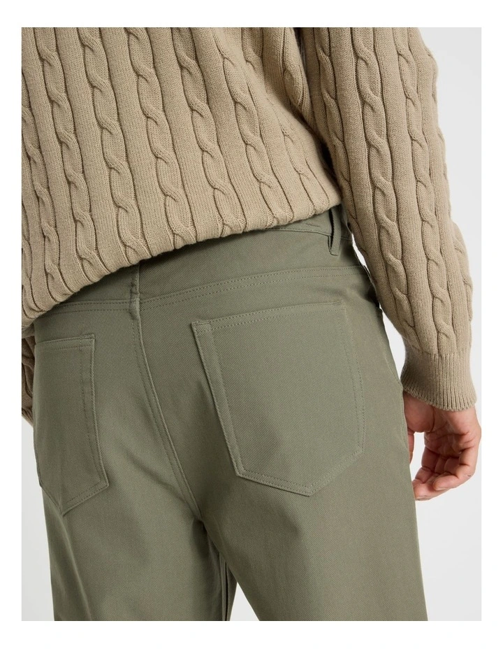 Tech Knit Twill Five Pocket Pants in Light Green image 5