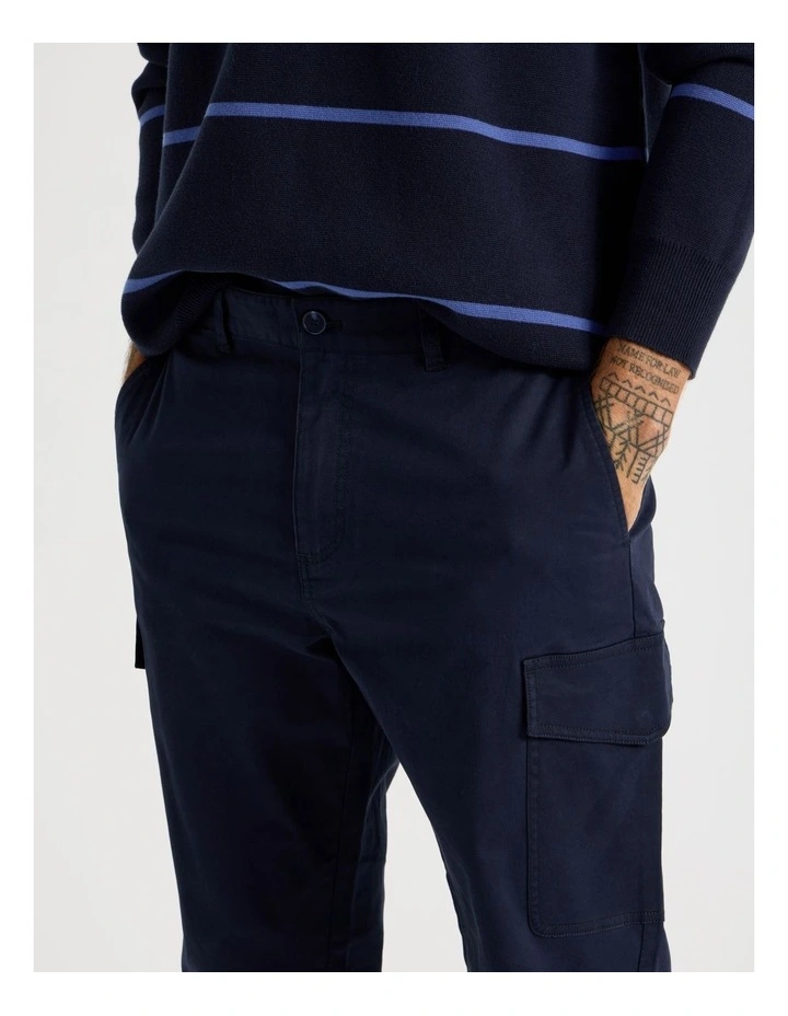 Cargo Pants in Navy image 3