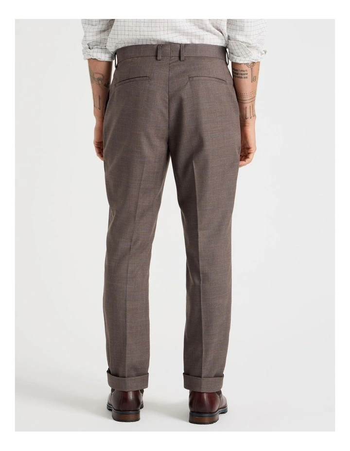 Check Pants in Brown image 5