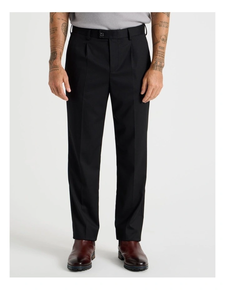 Cuffed Pants in Black image 2