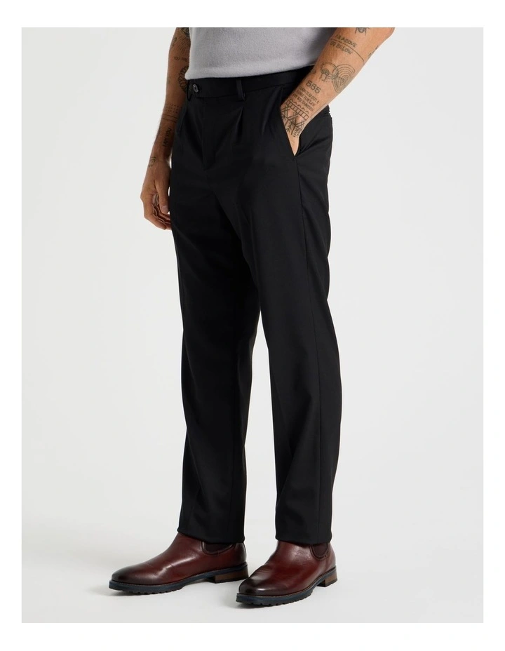 Cuffed Pants in Black image 3