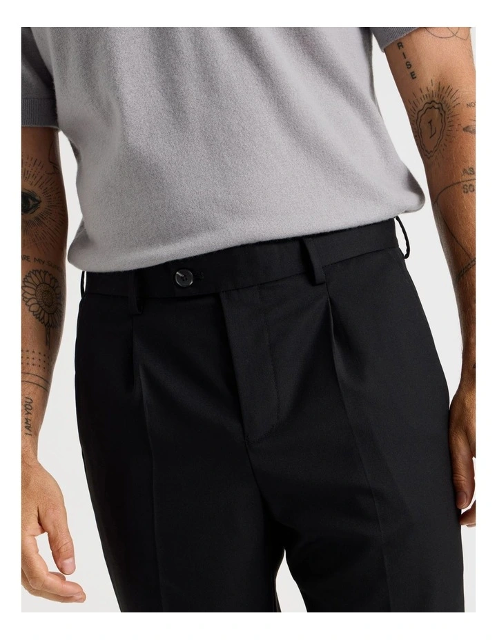 Cuffed Pants in Black image 4