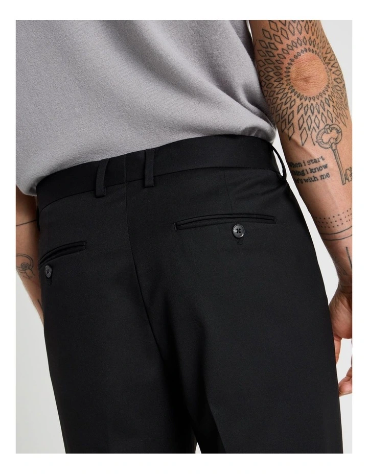 Cuffed Pants in Black image 6