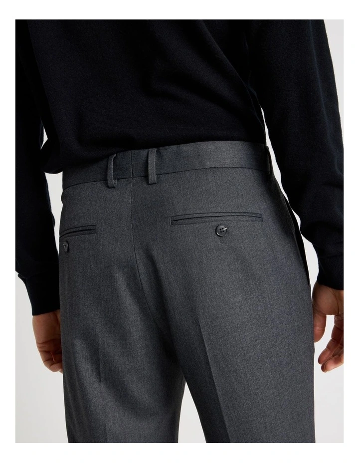 Cuffed Pants in Grey Marle image 4
