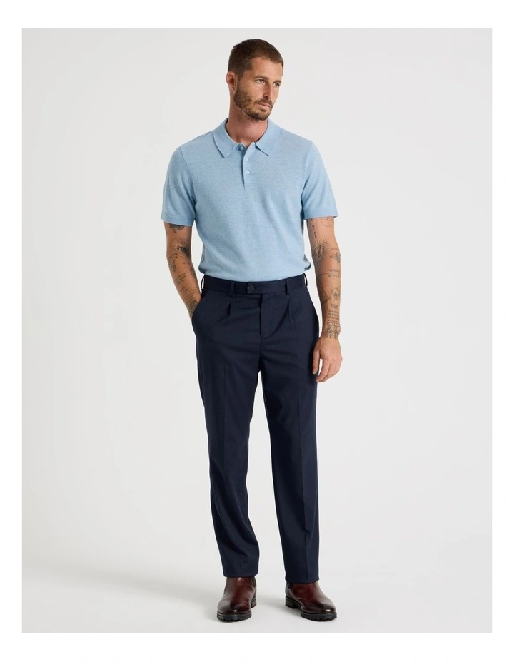 Cuffed Pants in Navy image 1