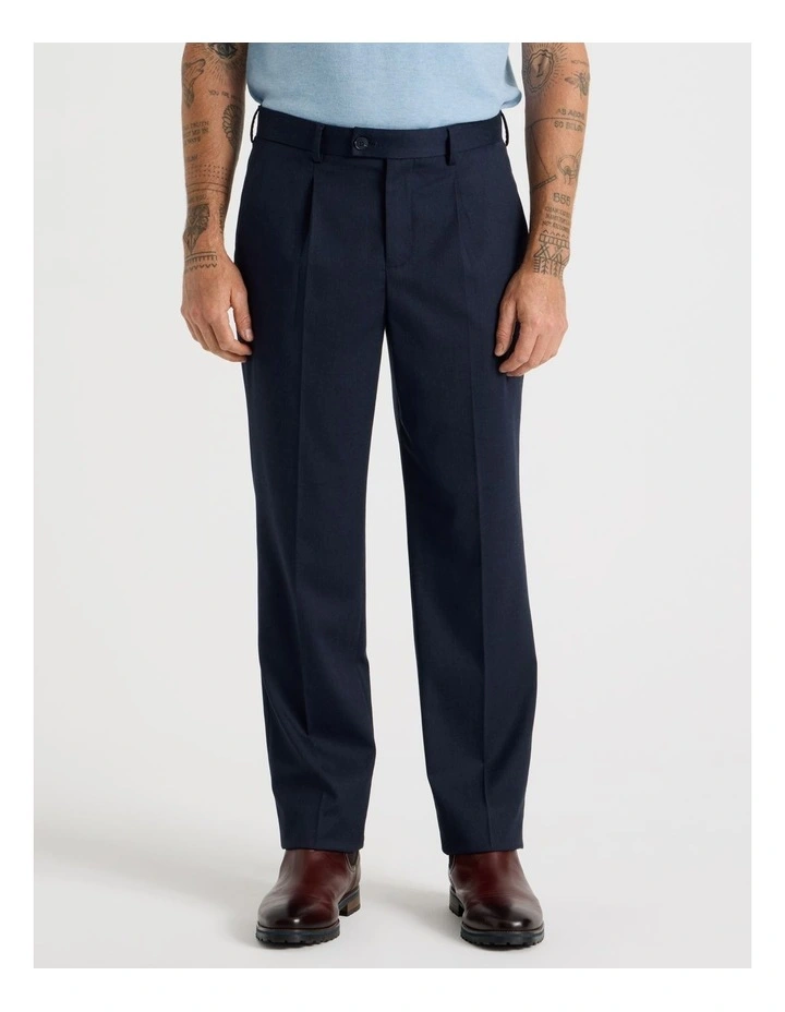 Cuffed Pants in Navy image 2