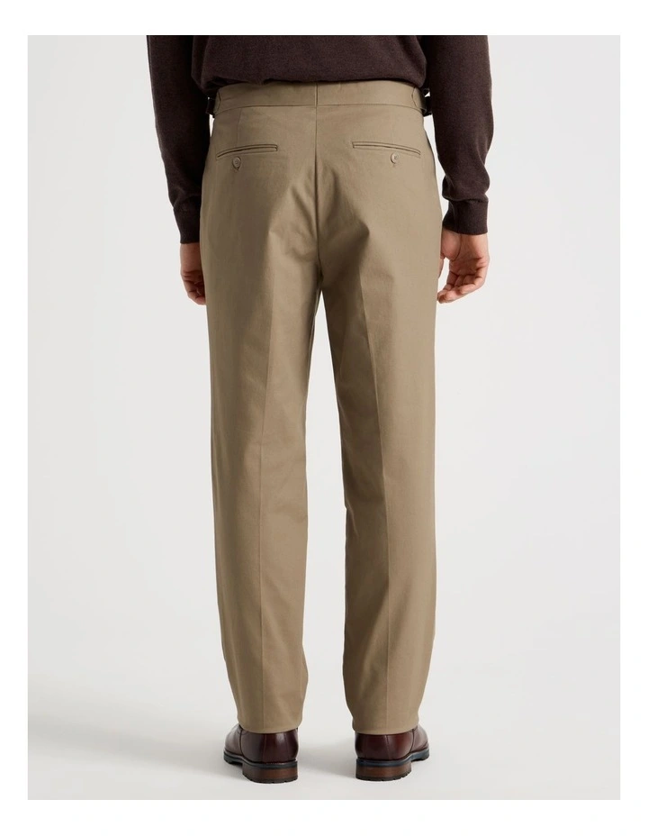 Tailored Textured Trousers in Taupe image 5