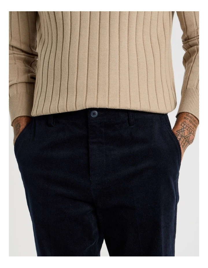 Corduroy Pants in Navy image 3