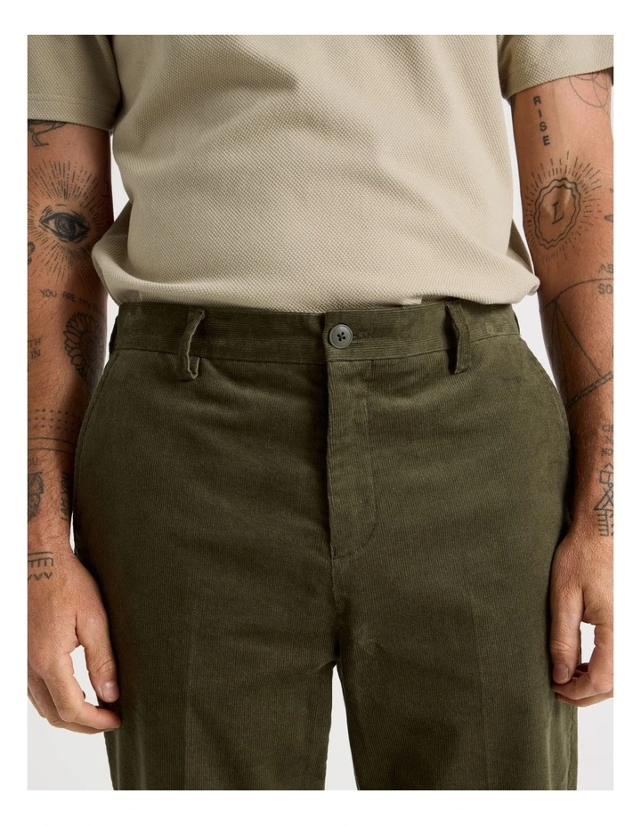 Corduroy Pants in Olive image 4