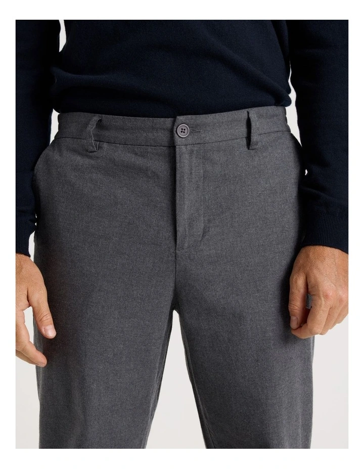 Elastic Back Suit Pants in Charcoal image 5