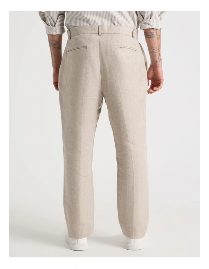 Linen Suit Pants in Stone image 5