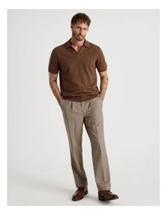 Tailored Pants in Light Brown