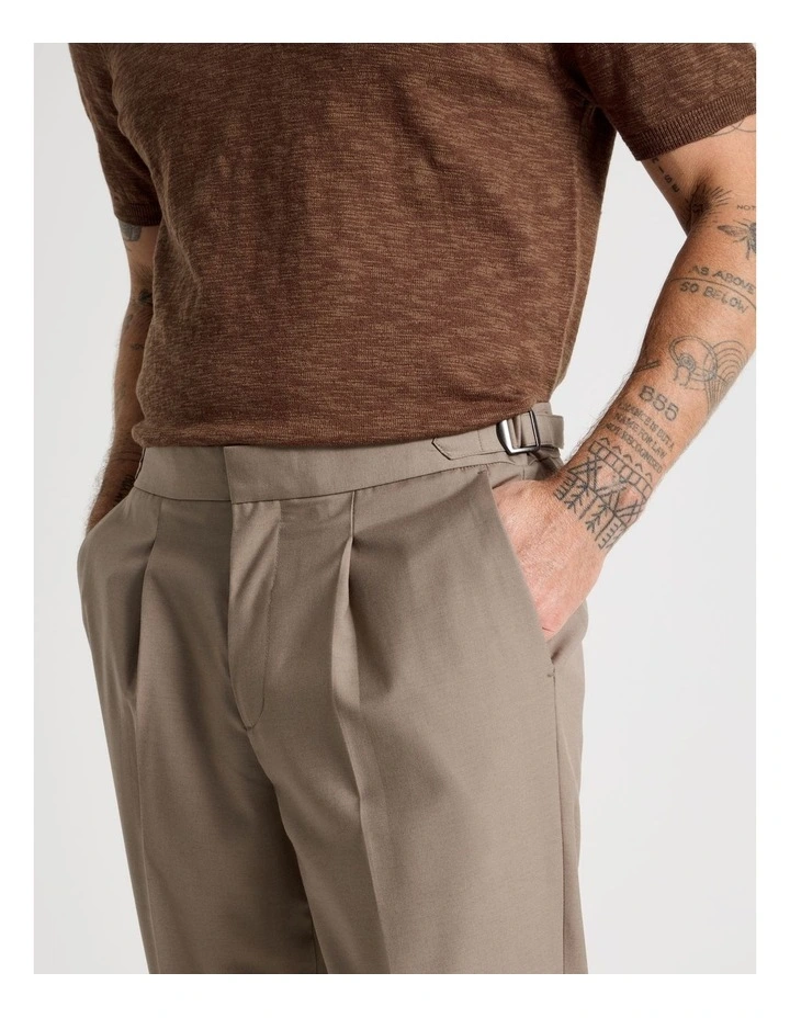Tailored Pants in Light Brown image 4