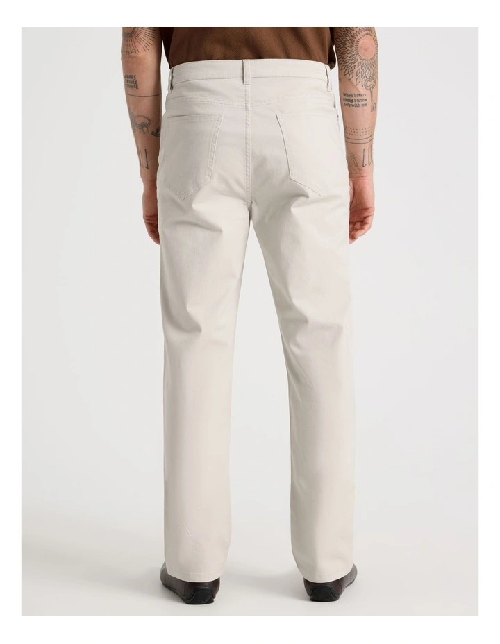 Five Pocket Casual Pant in Silver Grey image 4