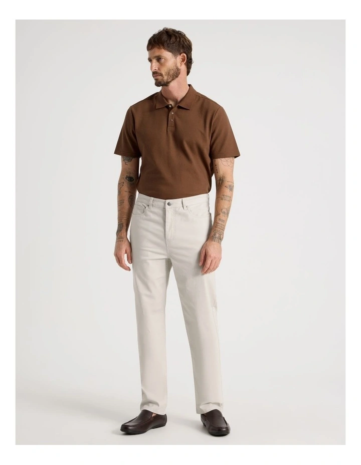 Five Pocket Casual Pant in Silver Grey image 6