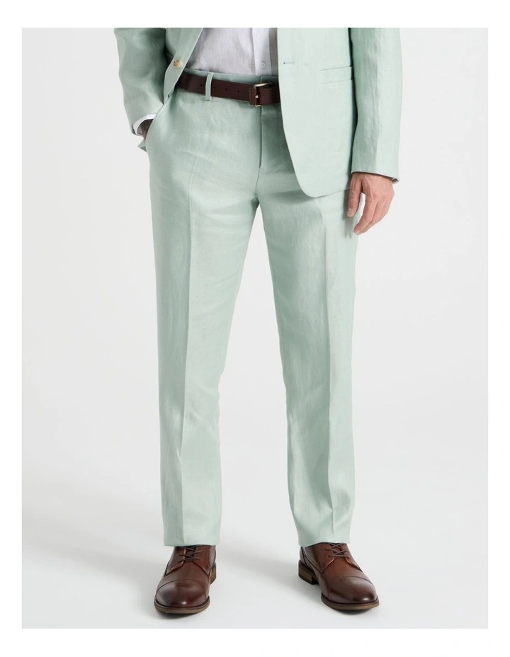 Linen Suit Pants in Seagrass image 2