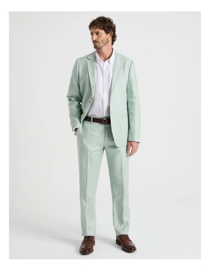 Linen Suit Pants in Seagrass image 3