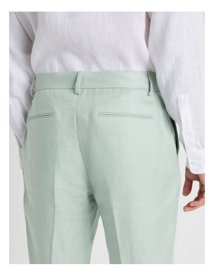 Linen Suit Pants in Seagrass image 6