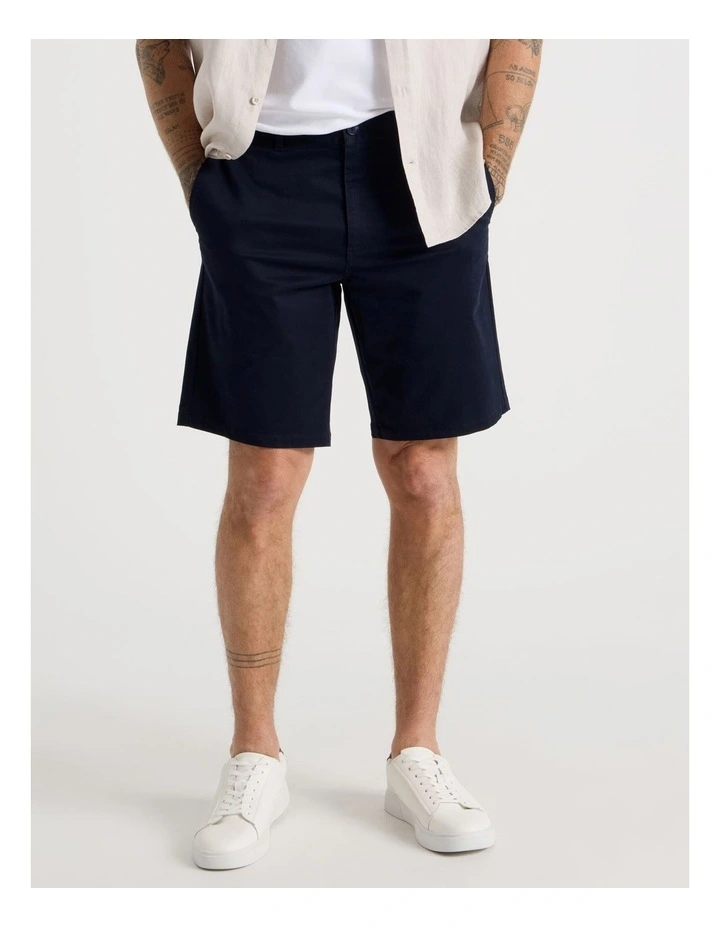 Chino Shorts in Navy image 2