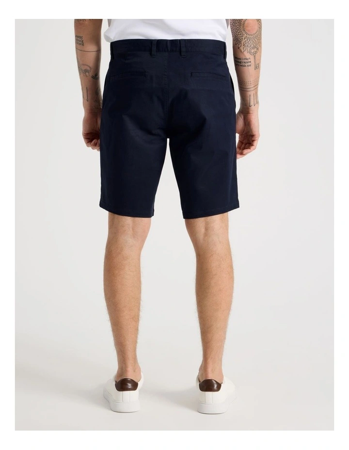 Chino Shorts in Navy image 4