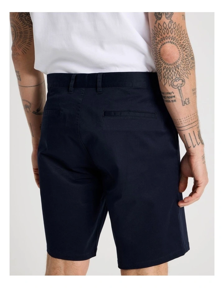 Chino Shorts in Navy image 5