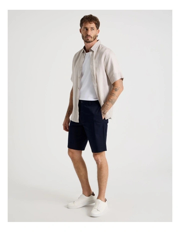 Chino Shorts in Navy image 6