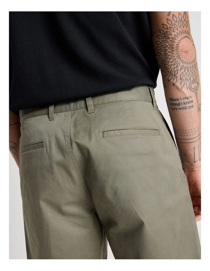 Chino Shorts in Olive image 6