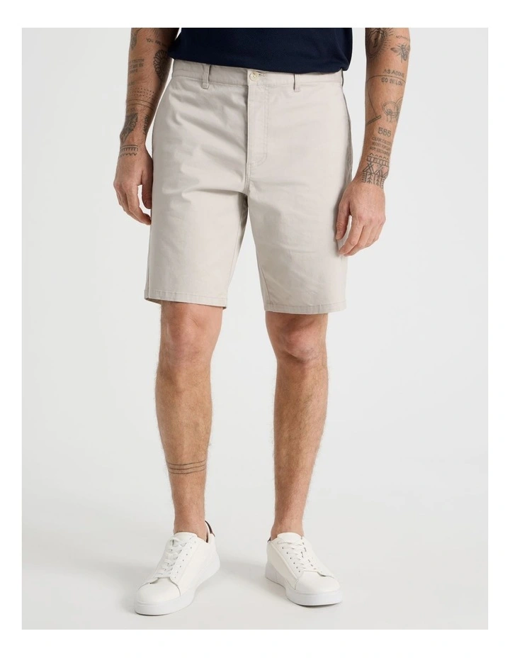 Chino Shorts in Silver Grey image 2