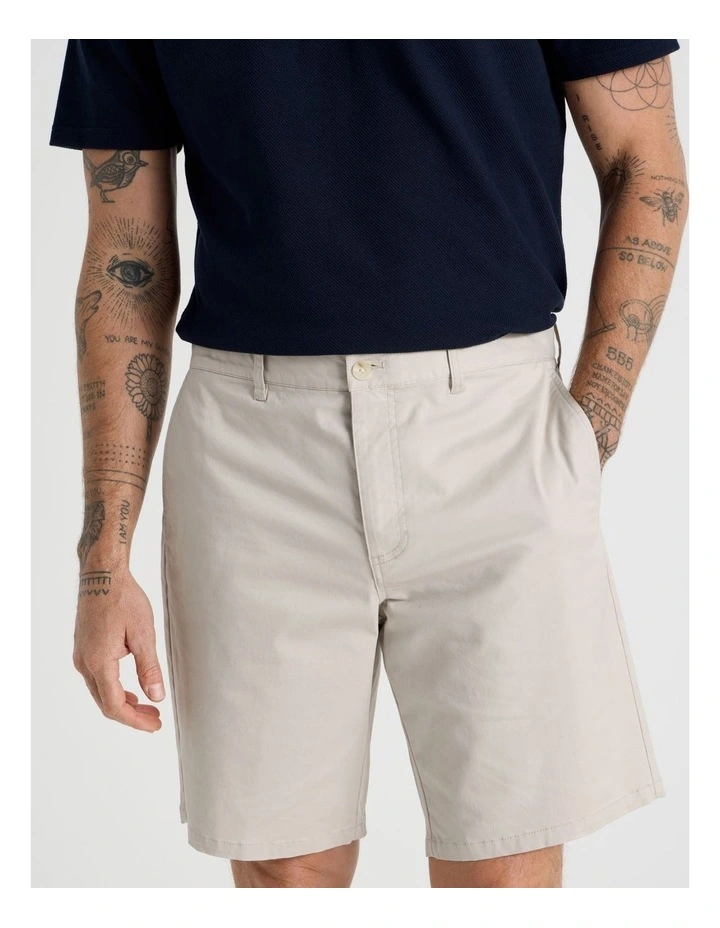 Chino Shorts in Silver Grey image 4