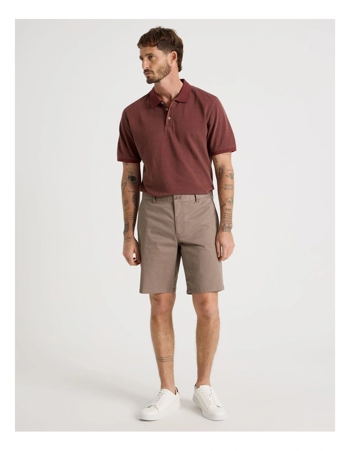 Chino Shorts in Light Brown image 1