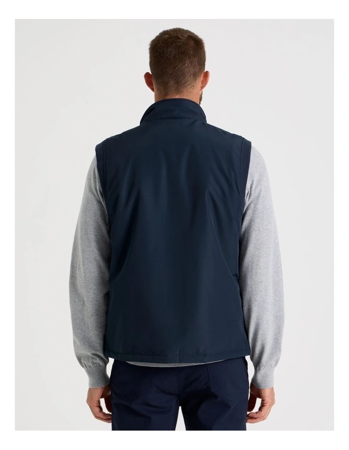Water & Wind Resistant Puffer Vest in Navy image 6
