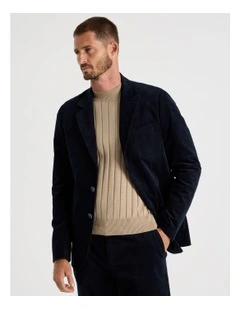 Corduroy Jacket in Navy