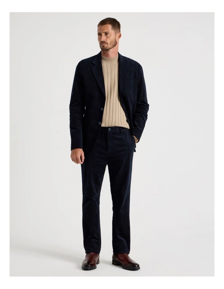 Corduroy Jacket in Navy image 2