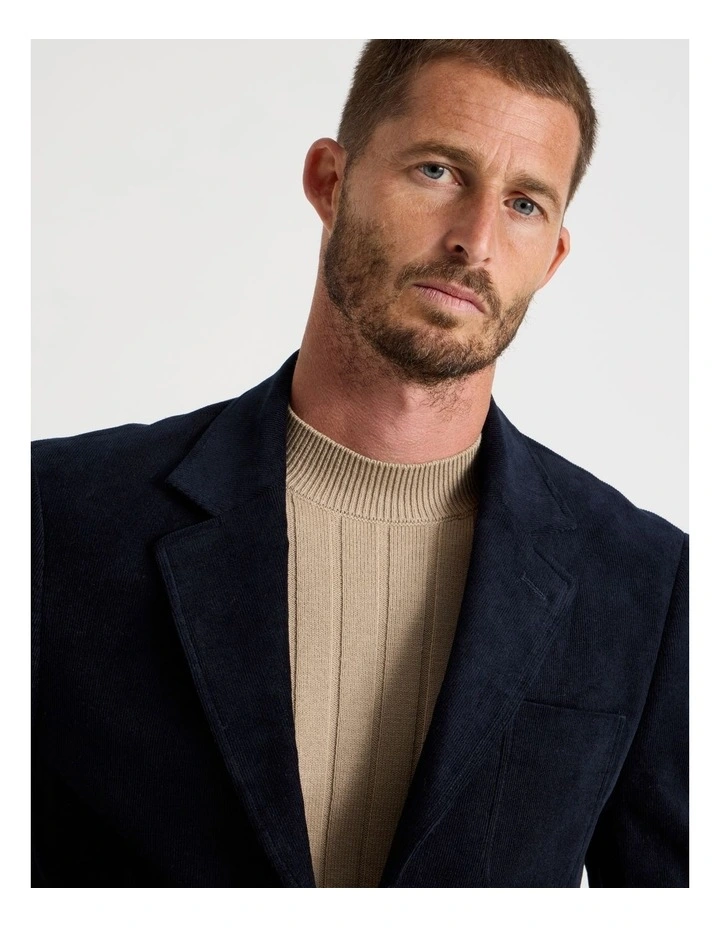 Corduroy Jacket in Navy image 6