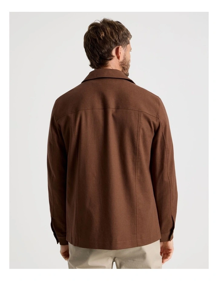 Safari Style Jacket in Brown image 6
