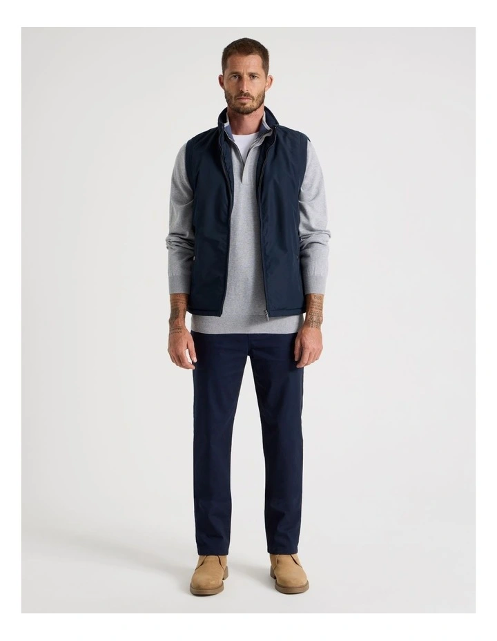 Quarter Zip Knit Sweater in Grey image 5