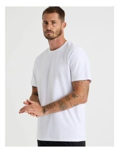 Crew Neck T-Shirt in White