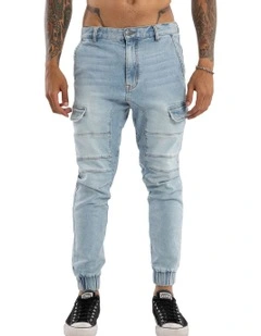 Salem Cargo Jogger in Blue