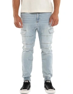 Salem Cargo Jogger in Blue