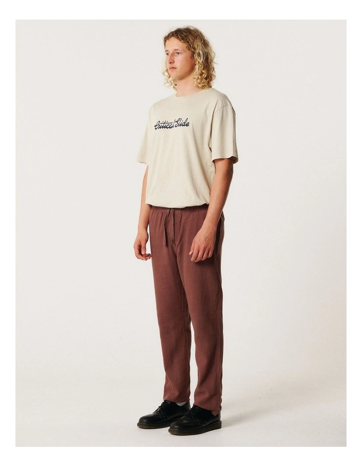 Cruiser Linen Pant in Brown image 2