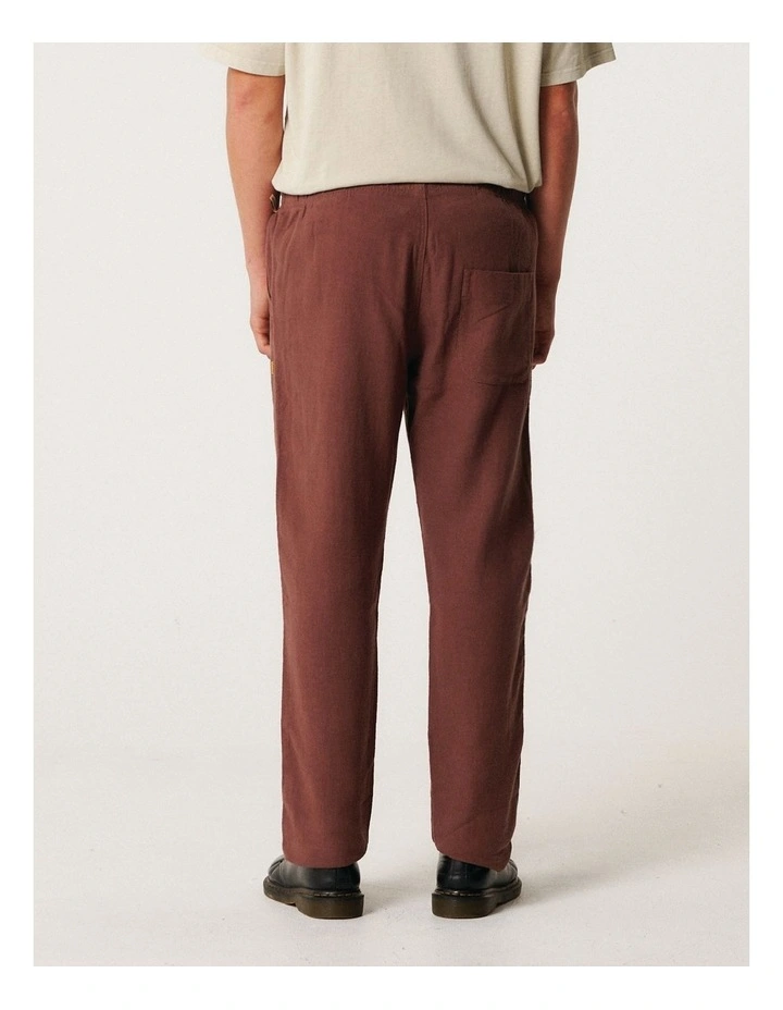 Cruiser Linen Pant in Brown image 3