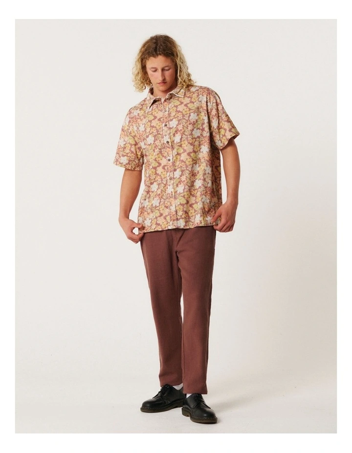 Cruiser Linen Pant in Brown image 4