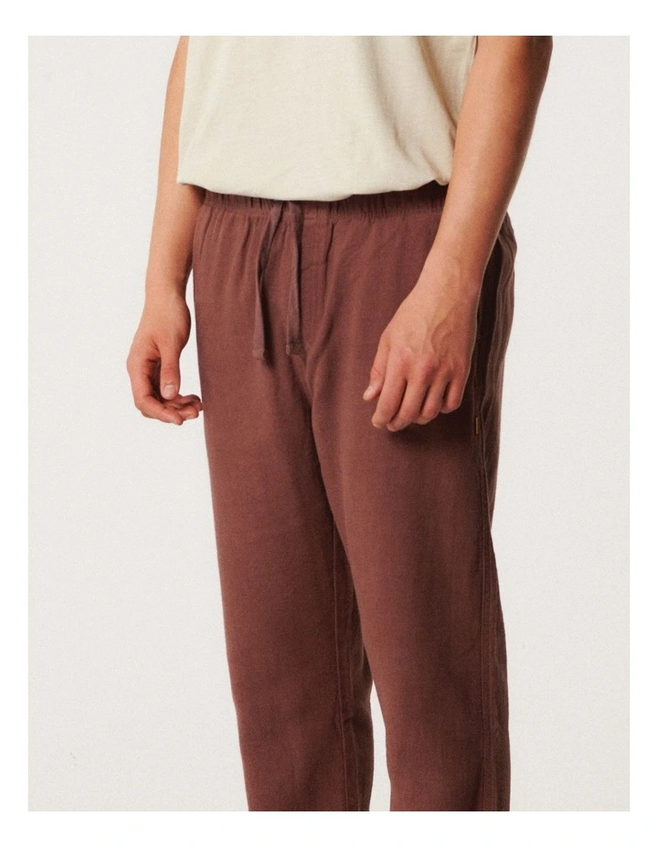 Cruiser Linen Pant in Brown image 5