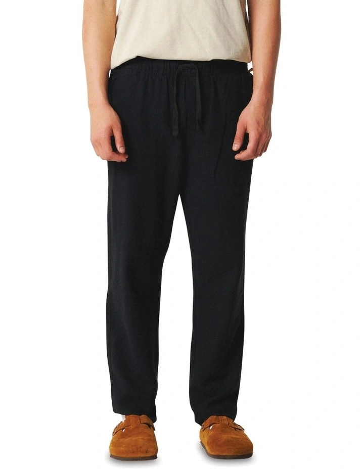 Cruiser Linen Pant in Vintage Black image 1