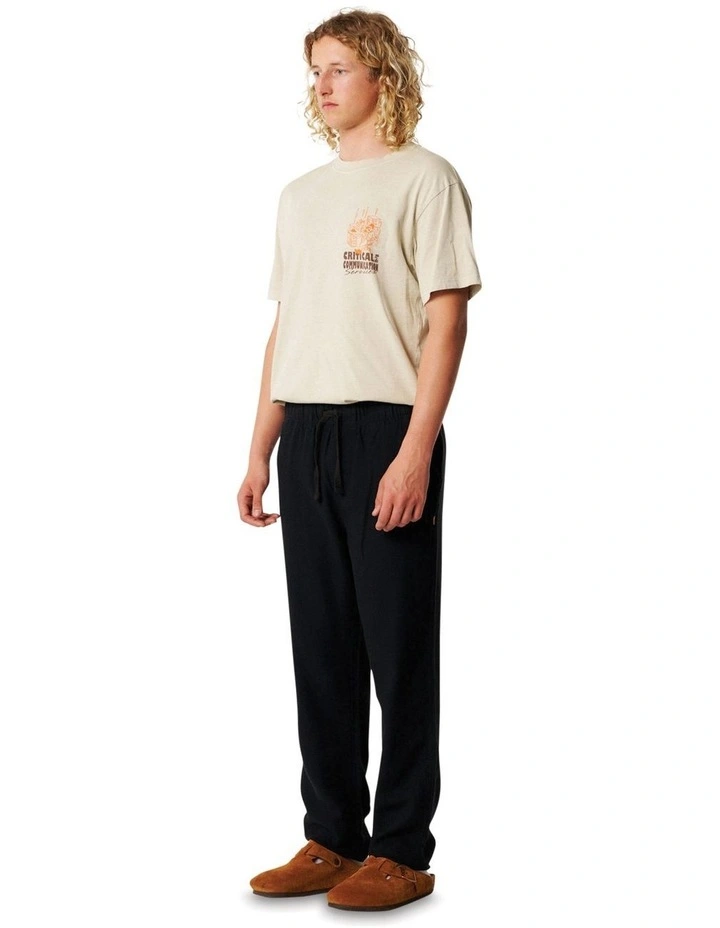 Cruiser Linen Pant in Vintage Black image 3